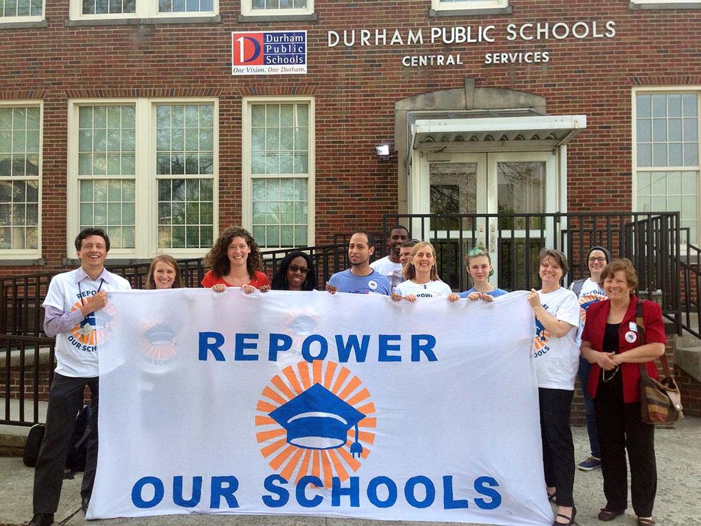 Recent Effort to Use Solar Energy at Durham Public Schools Student led initiative Ask DPS to adopt a goal of 100% renewable energy Barriers in place that prevent