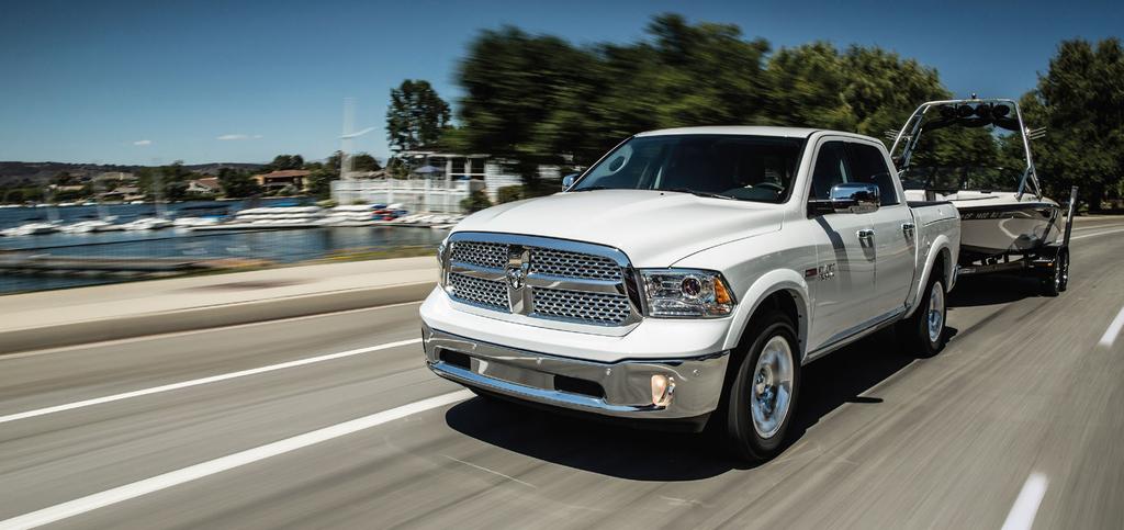 6 powertrain superiority as efficient as 8.0 L/100 KM.* ram 1500 delivers unflinching capability. Three powerful and capable engines are available on the Ram 1500. The class-exclusive 3.
