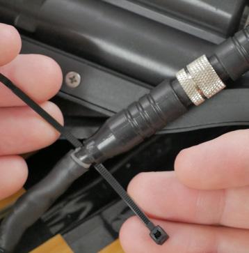 To connect your new battery pack, you will need to screw together the two metallic wire connectors one from the battery pack, the