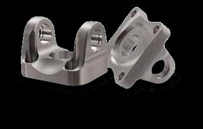 ALUMINUM COMPONENTS Flange Yokes Precision machined from billet aluminum to be stronger than OE cast steel yokes Unrivaled concentricity for exceptional balance & minimal runout