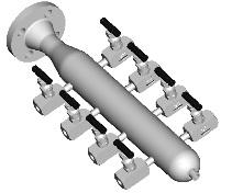 25 mm tube fitting Drain prts: same as utlet prts Quantity f branches: 4 t 48 s: 31 SS, 304 SS,