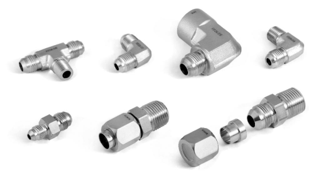 4 5 Fittings / 37 Flare 37 Flare Tube Fittings Cnfiguratin Fitting Type Male Elbw Psitinable Male Elbw Example SS-LM-AN8-NS4 SS-LP-AN10-ST14 Fittings / 37 Flare Fittings are designed and manufactured