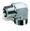 P High Performance Fittings apered Appearance he male and female threads have a tapered flank and controlled truncation at the crest and root to assure metal to metal crest-root contact just as the