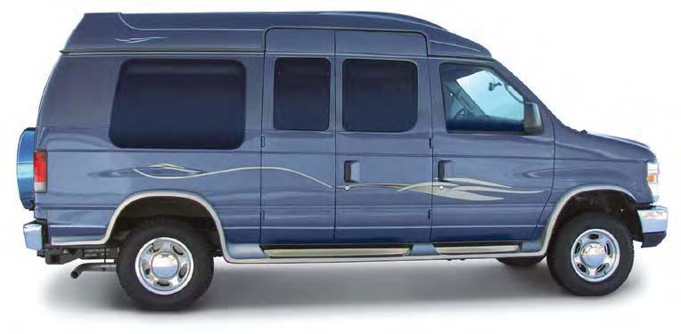 See your Ford Dealer for complete details on vehicles available from Ford Authorized Van Converters.