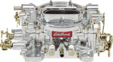By design, Performer Series square-bore carbs are refined to provide the widest possible torque range when matched with Edelbrock Performer, Performer RPM, RPM Air-Gap or Torker II manifold and