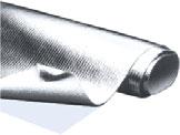 Aluminized Heat Barrier is made up of woven silica with a flexible aluminized finish.