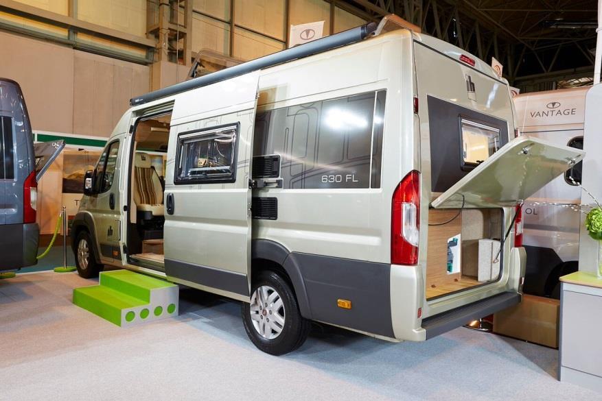 IH Motorhomes 630 FL On the road price: 58,495 Extras fitted: metallic paint @ 540; gloss white interior doors @ 795; Fiat Alloy wheels @ 588; cruise control @ 192; manual air conditioning @ 1,044;