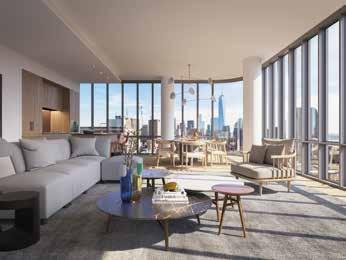 The first residential tower in the Seaport District is surrounded by the best of the new downtown, including Brookfield Place, One World Trade and the Brooklyn Bridge.