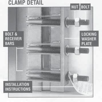 STAINLESS STEEL CLAMPS Installation Instructions Selection Of Correct Clamp It is important that the correct clamp be selected for the repair.
