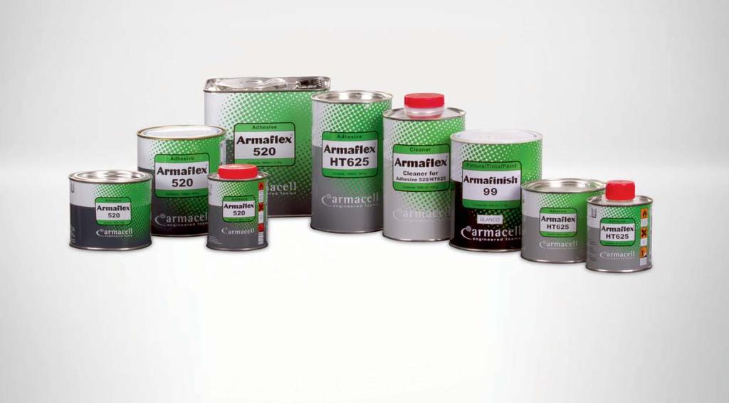ARMACELL UK ACCESSORIES GUIDE ARMAFLEX 520 ADHESIVE ARMAFLEX HT625 ADHESIVE ARMAFLEX RS850 ADHESIVE ARMAFLEX ULTIMA ADHESIVES