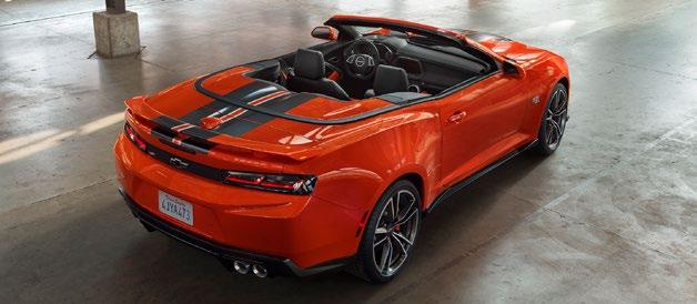 2018 CHEVROLET CAMARO 2SS CONVERTIBLE HOT WHEELS 50TH ANNIVERSARY EDITION For 50 years, Chevrolet and Hot Wheels have challenged the limits of performance and design.