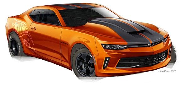 2018 CHEVROLET COPO CAMARO HOT WHEELS 50TH ANNIVERSARY EDITION CONCEPT For 50 years, Chevrolet and Hot Wheels have challenged the limits of performance and design.