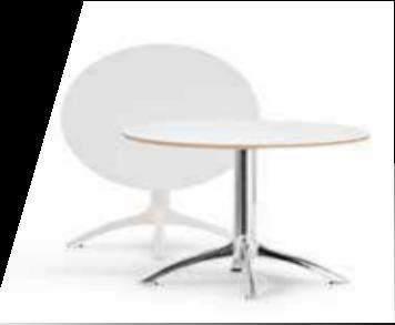 K4 Carlo Bartoli 114 75,4 Ø 80 54,8 Ø 100 Table with 4 spokes and central column, available in 3 different heights: cm 57, 71, 105 (h. without top).