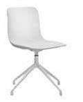 Chair on swivel 5star base with self - braking castors - with gas adjustable seat height.
