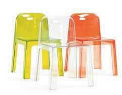 Trono Sottsass Associati 73 ADI Index Stacking chair, made from a single injection of various techno polymers.