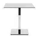 Boom Square U.T.S. 91 31 73 48,5 48,5 x 48,5 31 110 Table with square base and column, available in two heights: 73 / 110 cm.