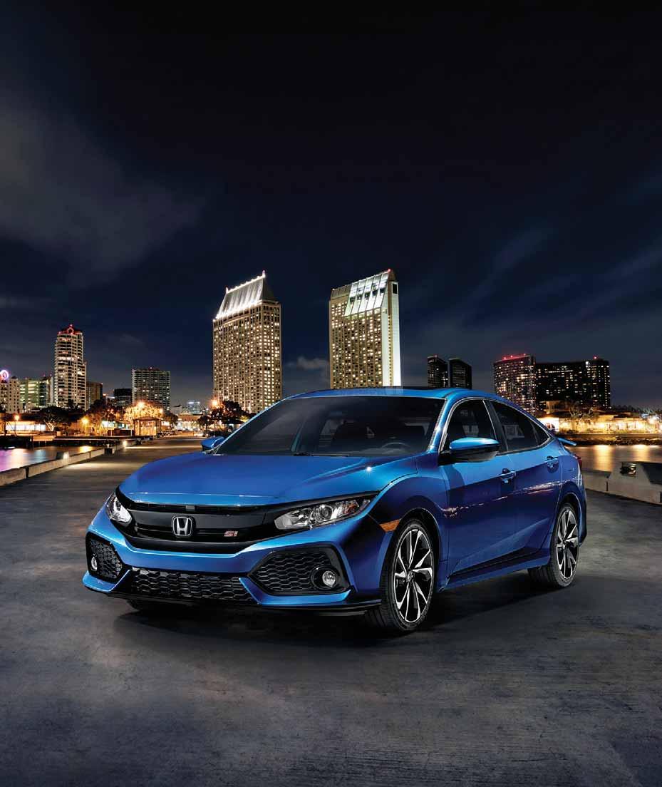 Along with sport seats and innovative technology, the Civic Si ensures you make the most of every