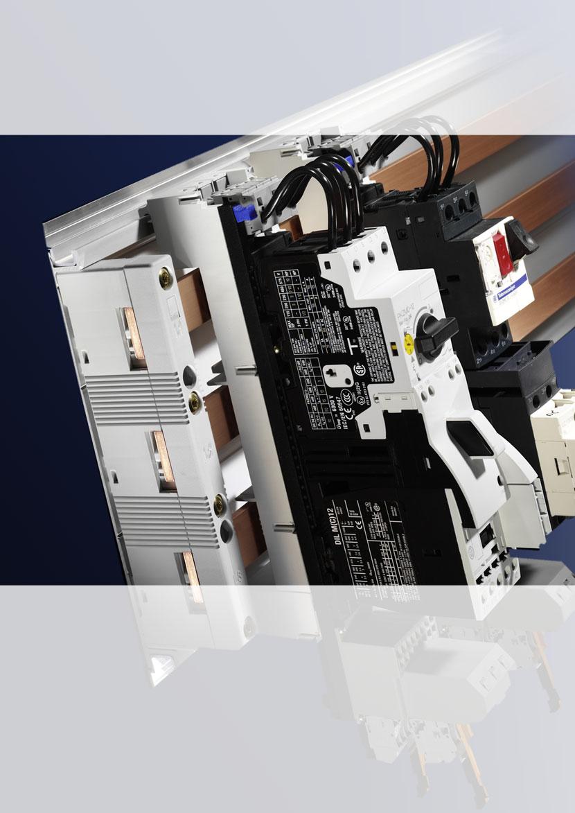 Rittal RiLine60 UL 508 Perfection in a 60 mm system Time-saving assembly, versatile applications and individual modularity are the winning features of the new Rittal RiLine60 busbar system: