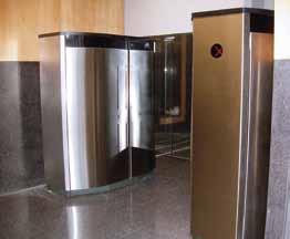 AUTOMATIC DOORS For entrances or interior partitionings EXPRESS GATE Fast boarding EXPRESS GATE Fast boarding gate Automatic bi-parting, single, telescopic, curved sliding doors or revolving doors