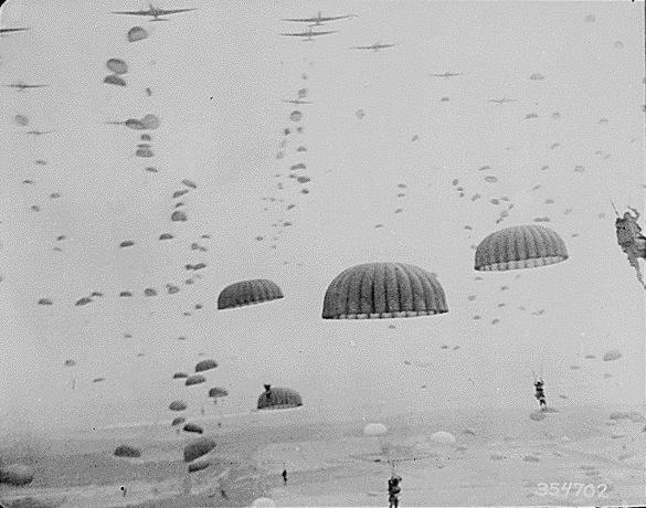 3. AIRBORNE DIVISIONS During WW II armies had to develop ways of attacking from the