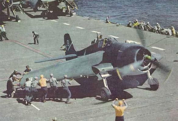 Carriers carried three types of planes: Fighters, Dive Bombers, and