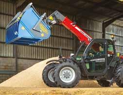 barns and poultry buildings. For a smoother operation when retracting the boom, the MF TH.