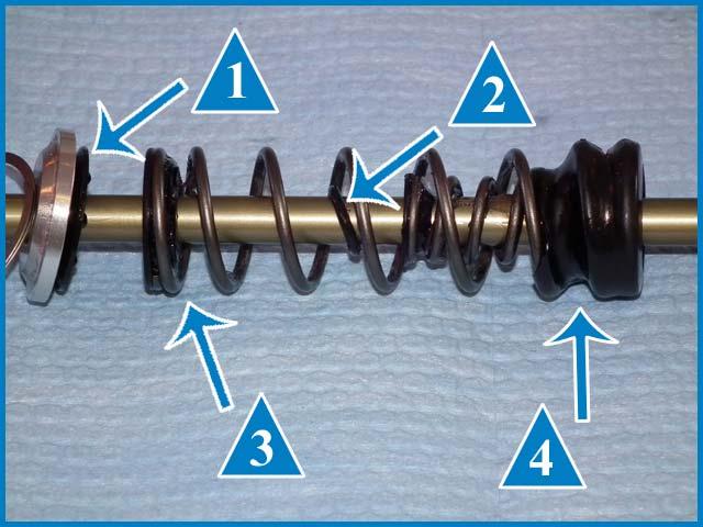 23. Before you re install the air rod into the stanchion tube. Check a few things, your air rod should look just like this one. 1.