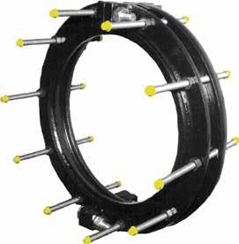 www.romac.com 1-800-426-9341 REPAIR CLAMPS STYLE 416 BELL JOINT LEAK CLAMPS BELL AND SPIGOT RING: Mild steel per ASTM A 36 or equal. GASKET: Compounded for water and sewer service.