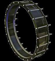 www.romac.com 1-800-426-9341 COUPLINGS STYLE TC400 STEEL TRANSITION COUPLING CENTER RINGS: Beveled, flared or formed carbon steel with minimum yield of 30,000 PSI.