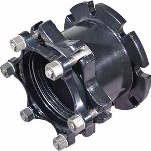 FLANGED COUPLINGS FCG FLANGED COUPLING ADAPTER w/mj GLAND FLANGE BODY: Ductile (nodular) iron, meeting or exceeding ASTM A 536, Grade 65-45-12.
