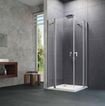 STE/STN: Opens in- and outwards STS: Outward opening only Glass 373/375 Privatima and glass 376/377 Bubbles - height sandblasted area: door 800mm, fixed segment: 809mm, position central relative to