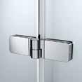 HÜPPE Design elegance Rectangular HÜPPE Design pure Rectangular elegance pure In- and outward opening Can be installed with or without drip deflector strip.
