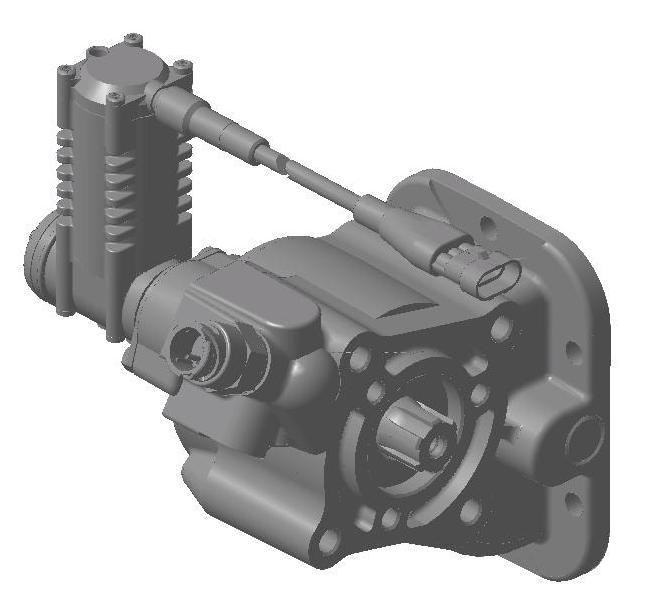 63.3 POWER TAKE-OFF ON GEARBOX, REAR WHEEL DRIVE Distance Description (mm) A Middle axle shaft PTO / vehicle longitudinal axis (X- axis) 176 B Middle axle shaft PTO / left front side members 285,5 C