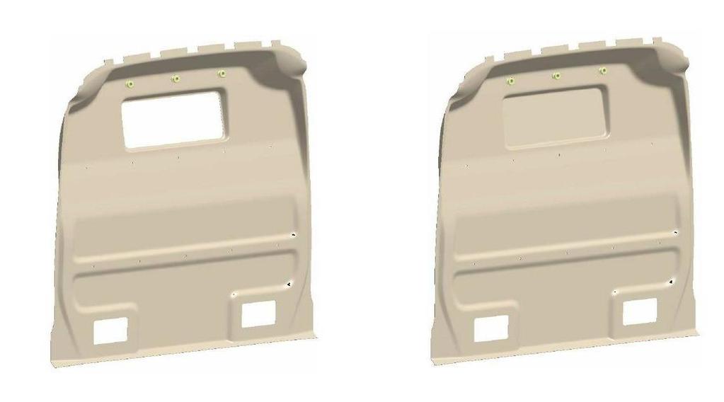 8 PARTITIONS BETWEEN CAB AND LOADING COMPARTMENT As an option, an additional partition trim to be offered ( with or without windows) for the cockpit.