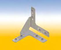 To get maximum free space for assemblies and for fastening with screws M 8.