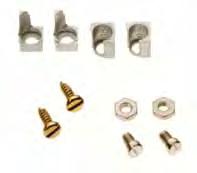 Accessories for Metal Interface Housings RFI E and F Cable Clamp Kit consists of: 2