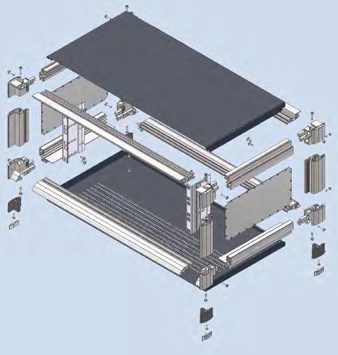 InterMeZo Housing Housings Requirements A modern housing flexible in its applications, with a mo dular design, can be RFI shielded and ventilated, in an attractive design and at a reasonable price: