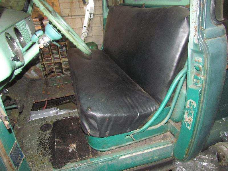 Removing the seat frame on an Advance Design pickup NOTE: The process described below is for