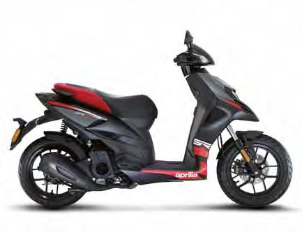 SR MOTARD 50. Aggressive motorcycle racing derived design, combined with sturdy and reliable features.