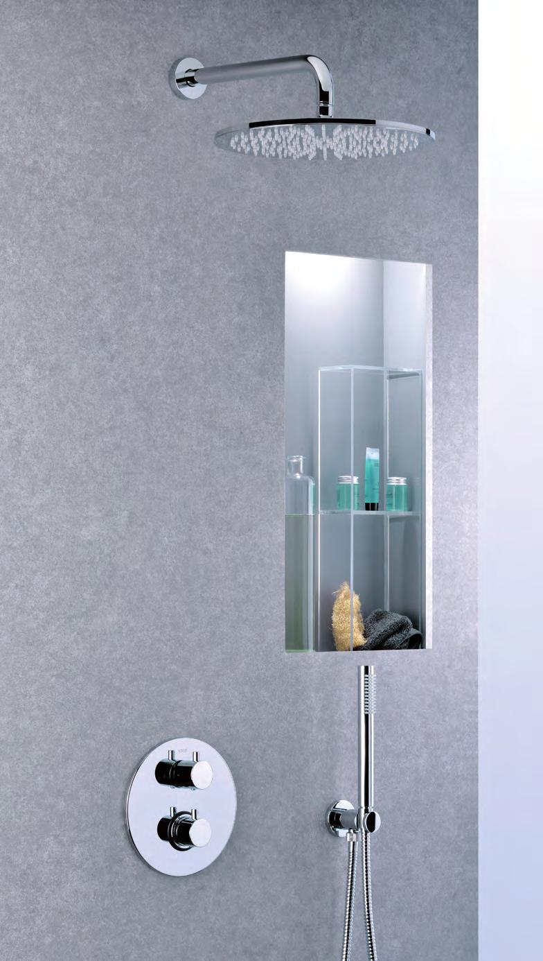 soffioni shower heads ZSOF 035CR Ogni ambiente ha le sue caratteristiche, e ogni caratteristica trova il suo soffione: una vasta scelta di soffioni di diverse forme e misure, con installazione a