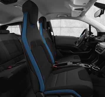 11 Interior Worlds INTERIOR WORLDS. The interior worlds of the BMW i3 allow you to choose an interior design which best reflects your own tastes.