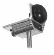 slimline & unobtrusive *Anti-bounce end stop * Optional Aluminium Pelmet with ribbed face White 1830 & 3660 *Suits door thickness 22 and above WALL MOUNT TOP MOUNT TT331 or TT335 WHEEL ASSEMBLY DOOR