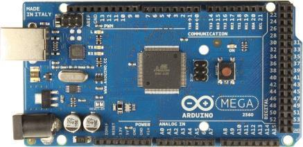 3. 5 Computing Hardware 3.5.1 Arduino Mega An Arduino Mega MCU shown in Figure 13 is used to implement the low level drivers for the ultrasonic sensors, GPS receiver, hall