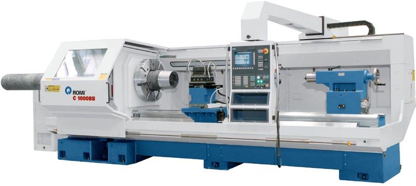 drive quill (built-in) CNC Siemens Sinumerik 802D sl-pro with high performance and reliability ROMI C 1000BB (Big Bore) Capacities 3.