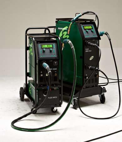 Inverter-based MIG/MAG with pulse FLEX 3000 Flex 3000 C is used by an increasing number of Europe s leading auto manufacturers for sheet-metal welding of both aluminium and high-tensile steel, and