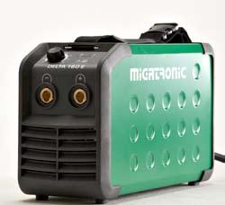 Portable TIG/MMA inverters DELTA Migatronic Delta is a range of three mono-phase, portable inverters: two MMA machines and one TIG machine with pulse.
