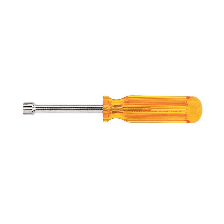 Plastic-Handle Nut Driver features plus: Standard length works for most applications Fits over long bolts and studs Cat. Nos.