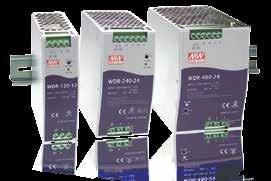 WDR/TDR Series Automate Industrial Security Network A Telecom Metal Case 120~480W Slim Wide Input Range / 480~960W Slim 3-phase AC input range: WDR- Single and two phase,