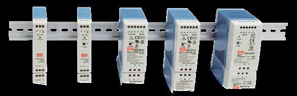 MDR Series ECO Automate Industrial Security Network A Telecom Plastic Case 10~96W Ultra Slim Universal AC input / Full range uilt-in active PFC and over temp.