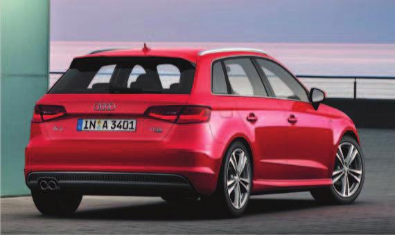 A3 Sportback is bigger than both